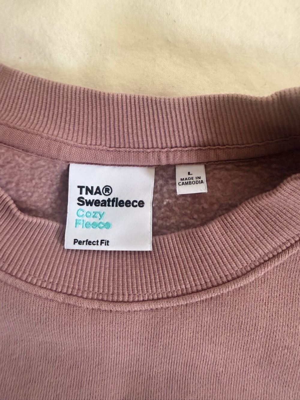 Aritzia Mauve Crewneck Sweatshirt & Joggers Set - Picture 3 of 4